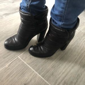Chanel quilted booties